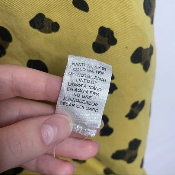 Entro Boho Leopard Pinafore Jumper Overalls Mini Dress - Picture 15 of 15